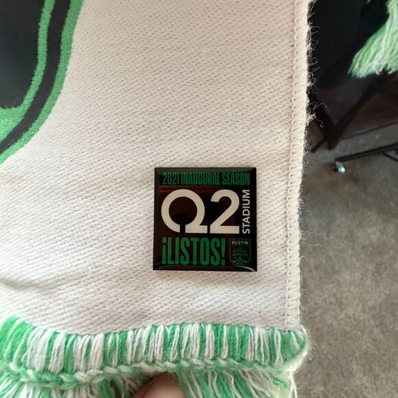 Austin FC 2021 Inaugural Supporter Bundle Scarf Hat Pin MLS Collectible Set - Picture 10 of 12